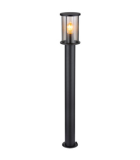 Gracey 100cm Outdoor Bollard Matt Black 1x E27-1