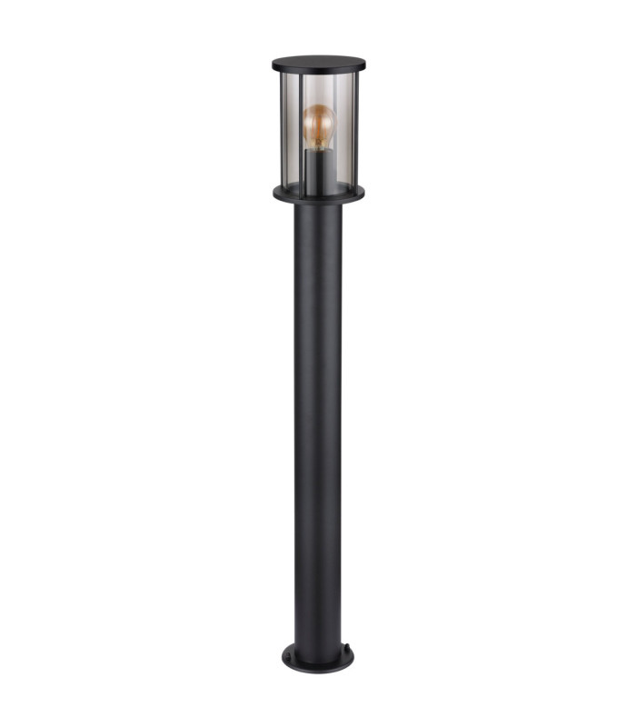 Gracey 100cm Outdoor Bollard Matt Black 1x E27-2