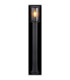 Gracey 100cm Outdoor Bollard Matt Black 1x E27-3