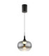 Lui Integrated LED Dome Pendant Ceiling Light Matt Black 3000K-1