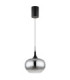 Lui Integrated LED Dome Pendant Ceiling Light Matt Black 3000K-2
