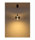 Lui Integrated LED Dome Pendant Ceiling Light Matt Black 3000K-4