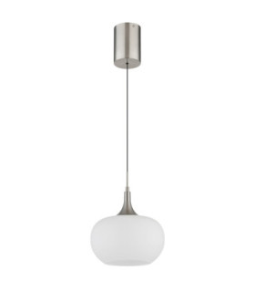 Lui Integrated LED Dome Pendant Ceiling Light Matt Nickel 3000K-2