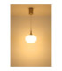 Lui Integrated LED Dome Pendant Ceiling Light Matt Nickel 3000K-4