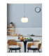 Lui Integrated LED Dome Pendant Ceiling Light Matt Nickel 3000K-5