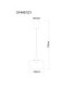 Lui Integrated LED Dome Pendant Ceiling Light Matt Nickel 3000K-6