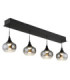 Lui Integrated LED Bar Pendant Ceiling Light Matt Black 3000K-4