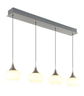 Lui Integrated LED Bar Pendant Ceiling Light Matt Nickel 3000K-1