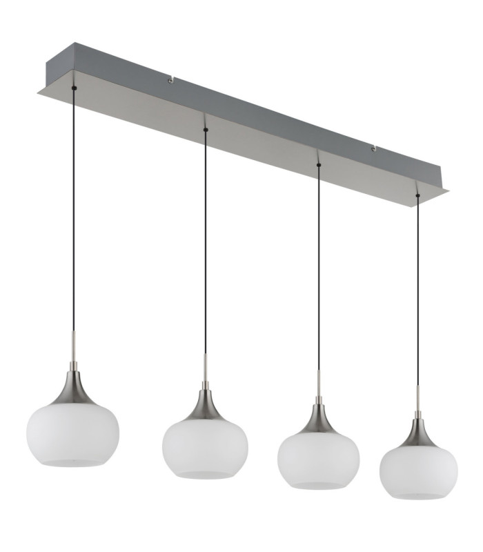 Lui Integrated LED Bar Pendant Ceiling Light Matt Nickel 3000K-2