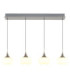 Lui Integrated LED Bar Pendant Ceiling Light Matt Nickel 3000K-3