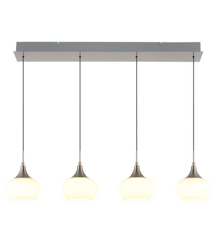 Lui Integrated LED Bar Pendant Ceiling Light Matt Nickel 3000K-3