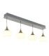 Lui Integrated LED Bar Pendant Ceiling Light Matt Nickel 3000K-4