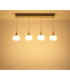 Lui Integrated LED Bar Pendant Ceiling Light Matt Nickel 3000K-5