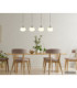 Lui Integrated LED Bar Pendant Ceiling Light Matt Nickel 3000K-6