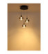 Lui Integrated LED Cluster Pendant Ceiling Light Matt Black 3000K-4