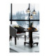 Lui Integrated LED Cluster Pendant Ceiling Light Matt Black 3000K-5