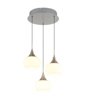 Lui Integrated LED Cluster Pendant Ceiling Light Matt Nickel 3000K-1