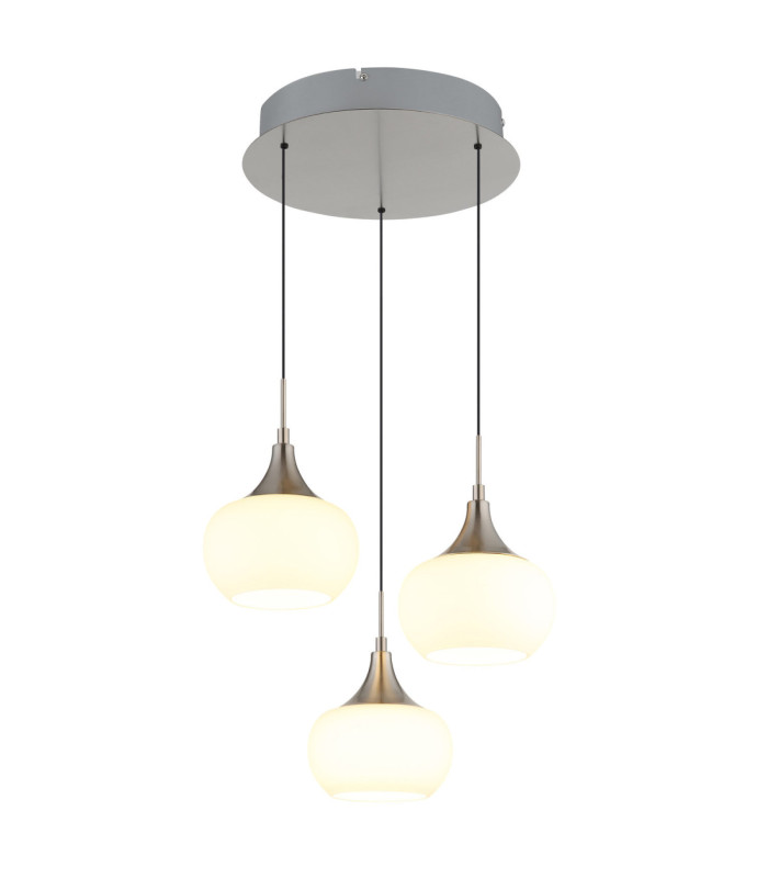 Lui Integrated LED Cluster Pendant Ceiling Light Matt Nickel 3000K-1