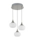 Lui Integrated LED Cluster Pendant Ceiling Light Matt Nickel 3000K-2