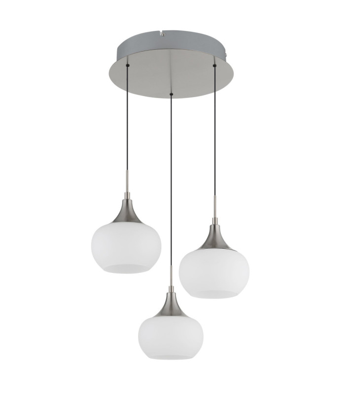 Lui Integrated LED Cluster Pendant Ceiling Light Matt Nickel 3000K-2