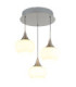 Lui Integrated LED Cluster Pendant Ceiling Light Matt Nickel 3000K-3