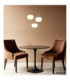 Lui Integrated LED Cluster Pendant Ceiling Light Matt Nickel 3000K-5