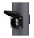 Eu Plug - Boston PIR
60cm Outdoor Bollard Anthracite 1x E27 with Integrated Socket-5