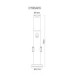 Eu Plug - Boston PIR
60cm Outdoor Bollard Anthracite 1x E27 with Integrated Socket-9