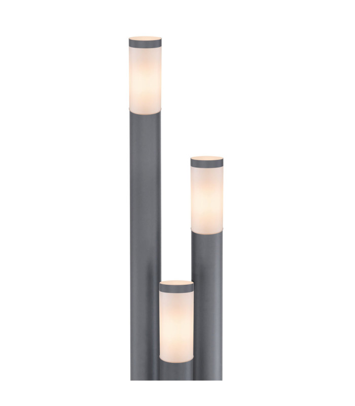 Boston 170cm Outdoor Bollard Anthracite 3x E27-3
