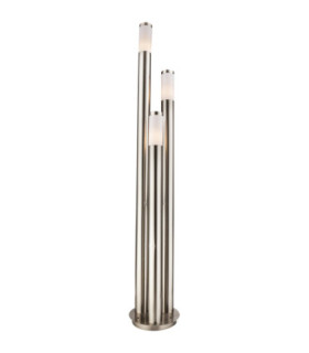 Boston 170cm Outdoor Bollard Stainless Steel 3x E27-1
