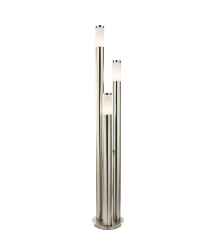 Boston 170cm Outdoor Bollard Stainless Steel 3x E27-3