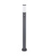 Boston PIR 110cm Outdoor Bollard Anthracite 1x E27-2