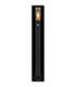 Boston PIR 110cm Outdoor Bollard Black 1x E27-4