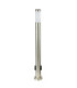 Eu Plug - Boston 110cm Outdoor Bollard Stainless Steel 1x E27 with Integrated Socket-2