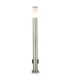 Eu Plug - Boston 110cm Outdoor Bollard Stainless Steel 1x E27 with Integrated Socket-3