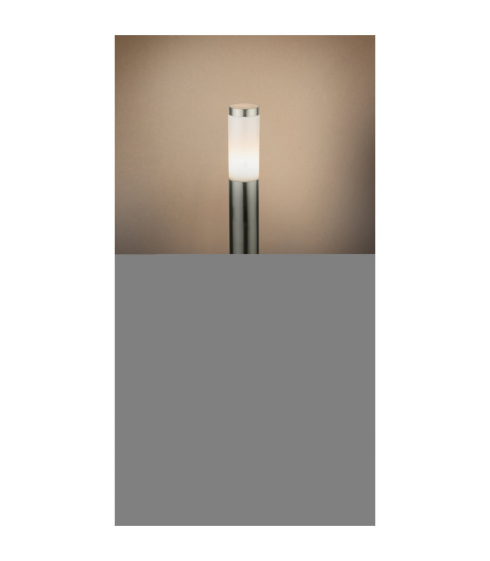 Eu Plug - Boston 110cm Outdoor Bollard Stainless Steel 1x E27 with Integrated Socket-8