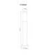 Boston 110cm Outdoor Bollard Anthracite 1x E27-6