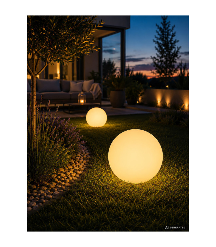 Toula Outdoor Spike Cream 1x E27-12