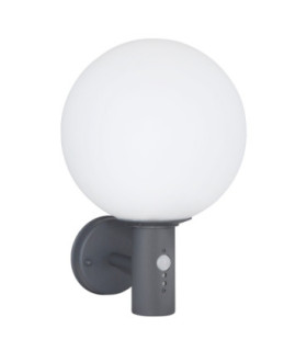 Ossy PIR Outdoor Globe Wall Lamp  1x E27-2
