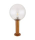 Ossy Outdoor Pedestal Light Wood Look 1x E27-2