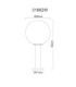 Ossy Outdoor Pedestal Light Wood Look 1x E27-6