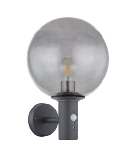 Hedwig PIR Outdoor Globe Wall Lamp  1x E27-2