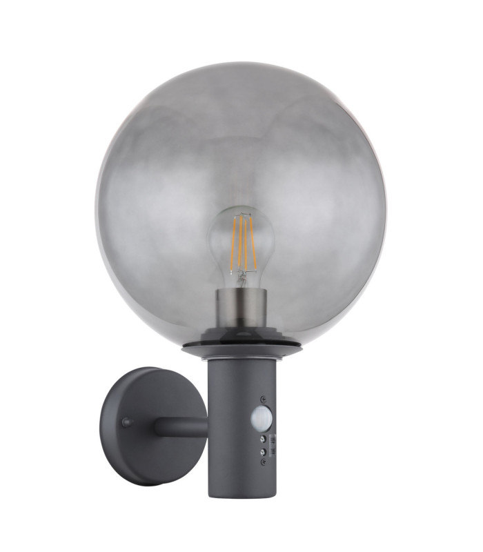 Hedwig PIR Outdoor Globe Wall Lamp  1x E27-2