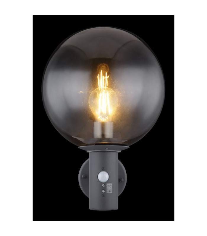 Hedwig PIR Outdoor Globe Wall Lamp  1x E27-5