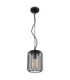 Nina Wire Frame Pendant Ceiling Light Matt Black 1x E27-2