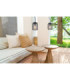 Nina Wire Frame Pendant Ceiling Light Matt Black 1x E27-8