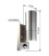 Style Outdoor Up Down Wall Lamp  2x GU10 3000K-4