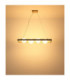 Nanda Bar Pendant Ceiling Light Matt Sand Colour  4x G9-5