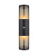 Xeloo Outdoor Up Down Wall Lamp Matt Black 2x E27-3