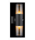 Xeloo Outdoor Up Down Wall Lamp Matt Black 2x E27-5
